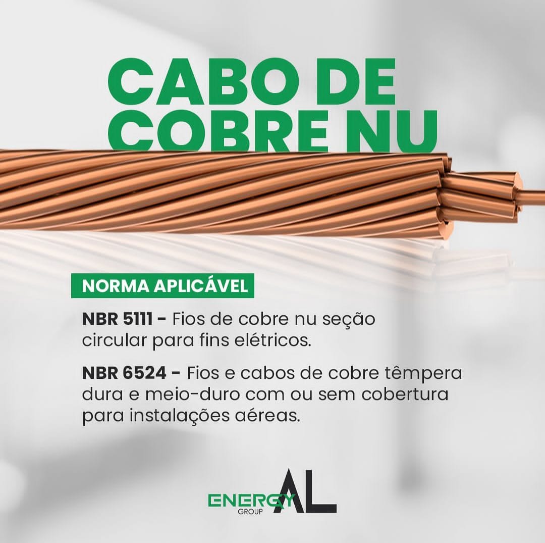 Item CABOS DE COBRE NÚ - NORMATIZADO