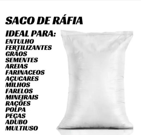 Item Saco de Ráfia NOVO 50X70 R$1,10 UNIDADE