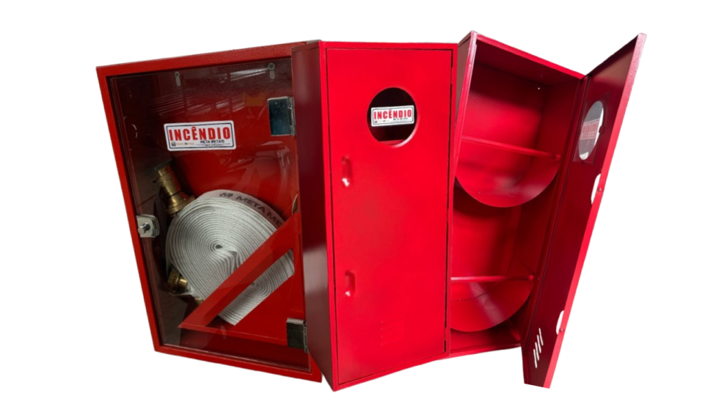 Item Abrigo Mangueira Hidrante 90x60x17 Embutir  Incêndio